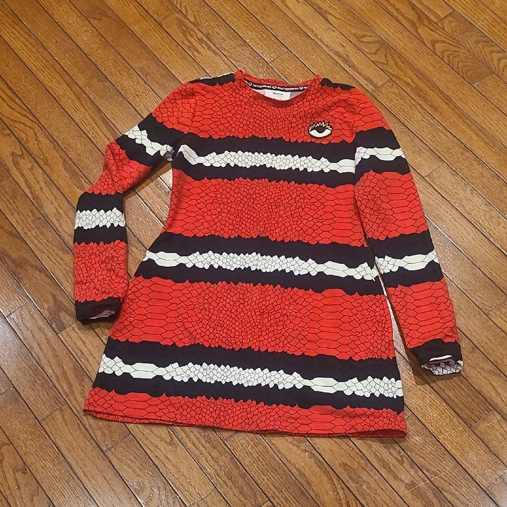 Melody Ehsani X Reebok Red and Black Long Sleeve Dress